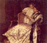 Osborne, Walter Mrs. Noel Guinness and her Daughter, Margaret oil painting reproduction